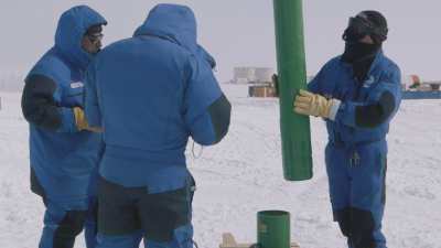 Ice sheet core drilling (program Subglacior)