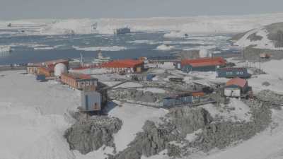 Dumont d'Urville station and l'Astrolabe icebreaker