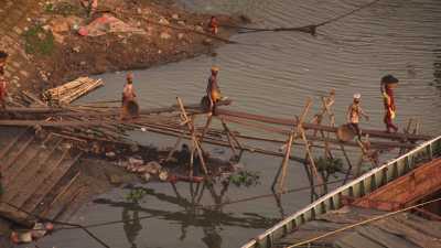 Amin bazar Harbour, coal transportation