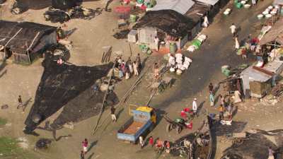 Small fishing village south of Chittagong