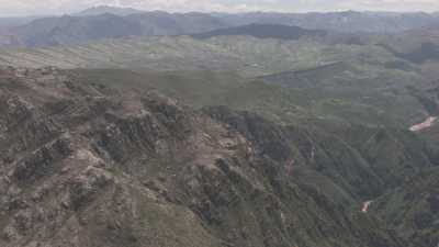 Valleys and mountains landscapes