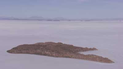 Incahuasi island in the Salar