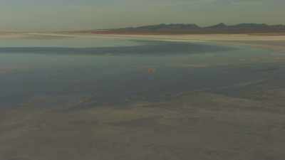 White and blue landscapes of the Salar