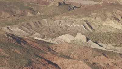 Rocky and arid soils in the mountains