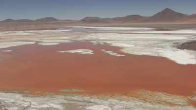 Bright colours of the Laguna Colorada