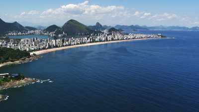 Overcrowded beaches of Rio