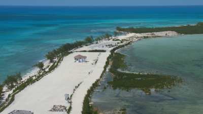 House on a sandy island