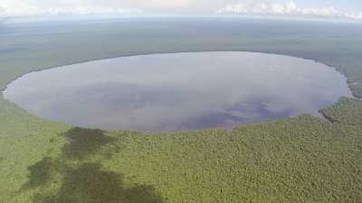 Tele Lake and the dense surrounding forest