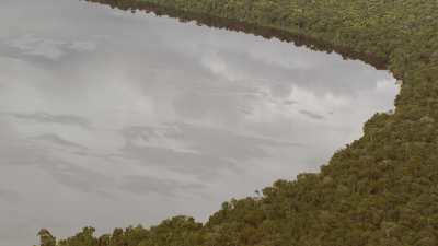 Sky reflections on Tele Lake