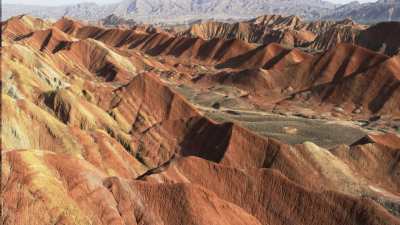 Rainbow mountains