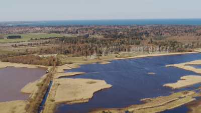 Ponds west of the city