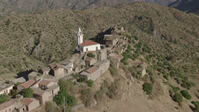 Small village in the mountains of the Kabylia