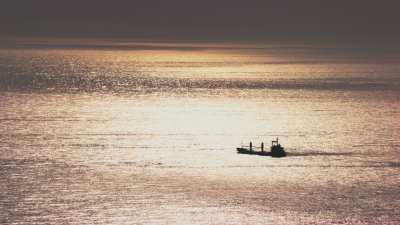 Ship off the city of Bejaia