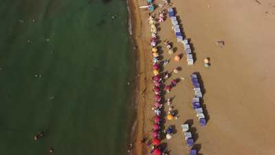 Boulimat beach close to Bejaia