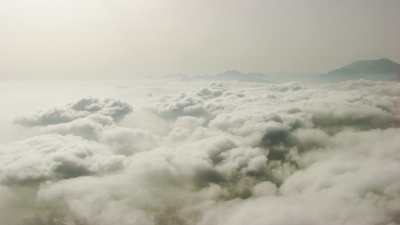 Hills, mountains, clouds in Little Kabylie area