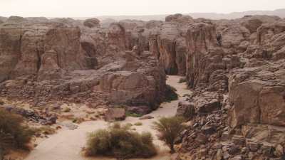 Dry river bed