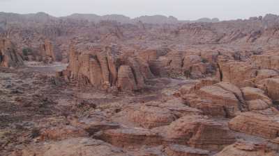 Canyons and rocks close to Djanet