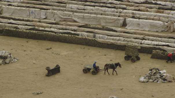 Brick factories and pollution South of Cairo