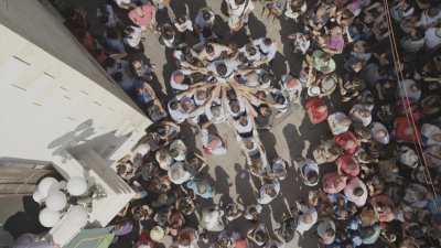 Castells, human towers of Catalonia