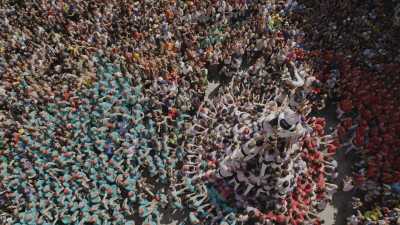 Castells, human towers of Catalonia