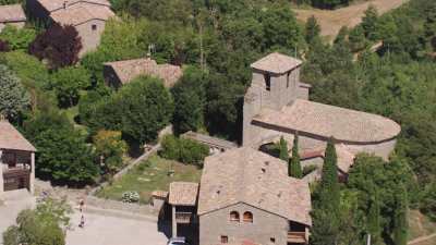 Village on the top of a hill