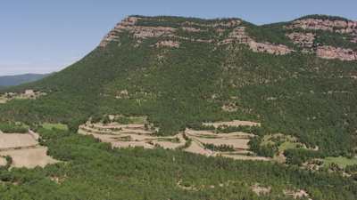 Cliffs and forest