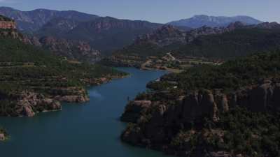 Llosa del Cavall dam and monastery