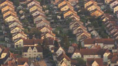 Residential area, lined up housing