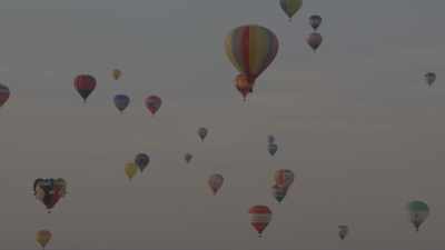 Air baloons take off