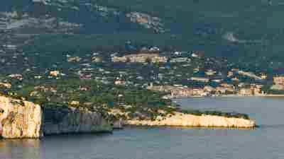 The Calanques at sundown