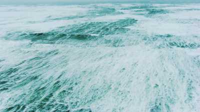 Storm at sea in Brittany