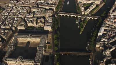 Ile de la Cité,the Notre Dame de Paris Cathedral