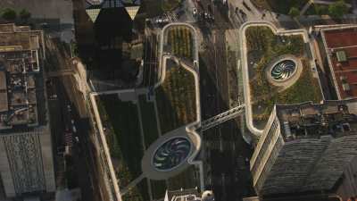 Beaugrenelle shopping center, the Shared Roof Crops