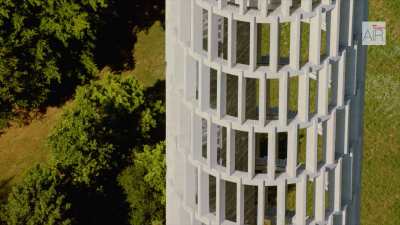 The radar of the Civil Aviation authorities in Saclay