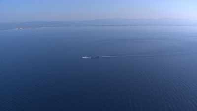 Flying over Port-Cros island