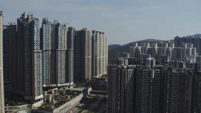 Apartment buildings and Kowloon Bay