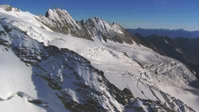 Snowy Aoste Valley summits