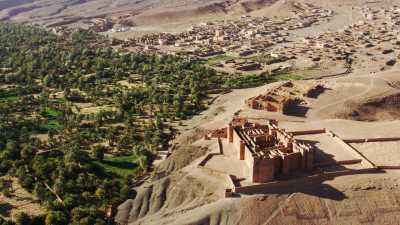 The Draa Valley between Agdz and Zagora