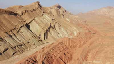 Colorful canyon between Dades Canyon and M'goun Valley