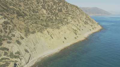 Rocky coast near the village of Almarsa Ighaniman