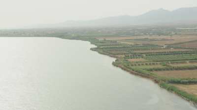 Agricultural coastline near Nador