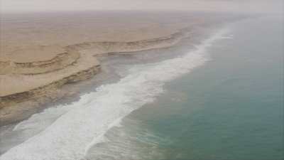 Seashore in southern Morocco