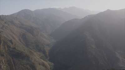 Mountains and villages in the region of Asni, Ouirgane, Marrakech