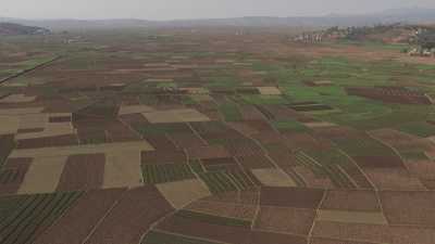 Madagascan fields and farms