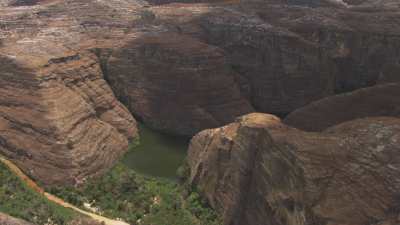 River in the gorges, Isalo National Parc