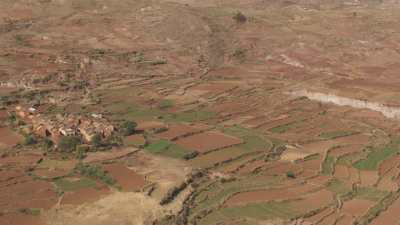 Terrace cultures landscape