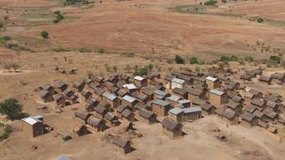 Dry land, village and traces of slash-and-burn