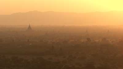 Bagan Temples in the early morning