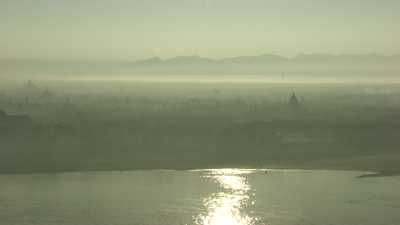 Bagan Temples in the mist