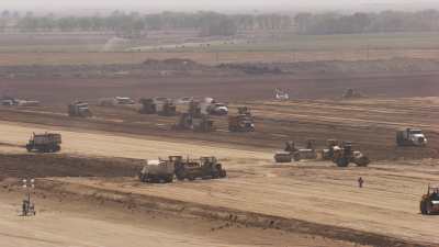 Construction site of the new Audi plant